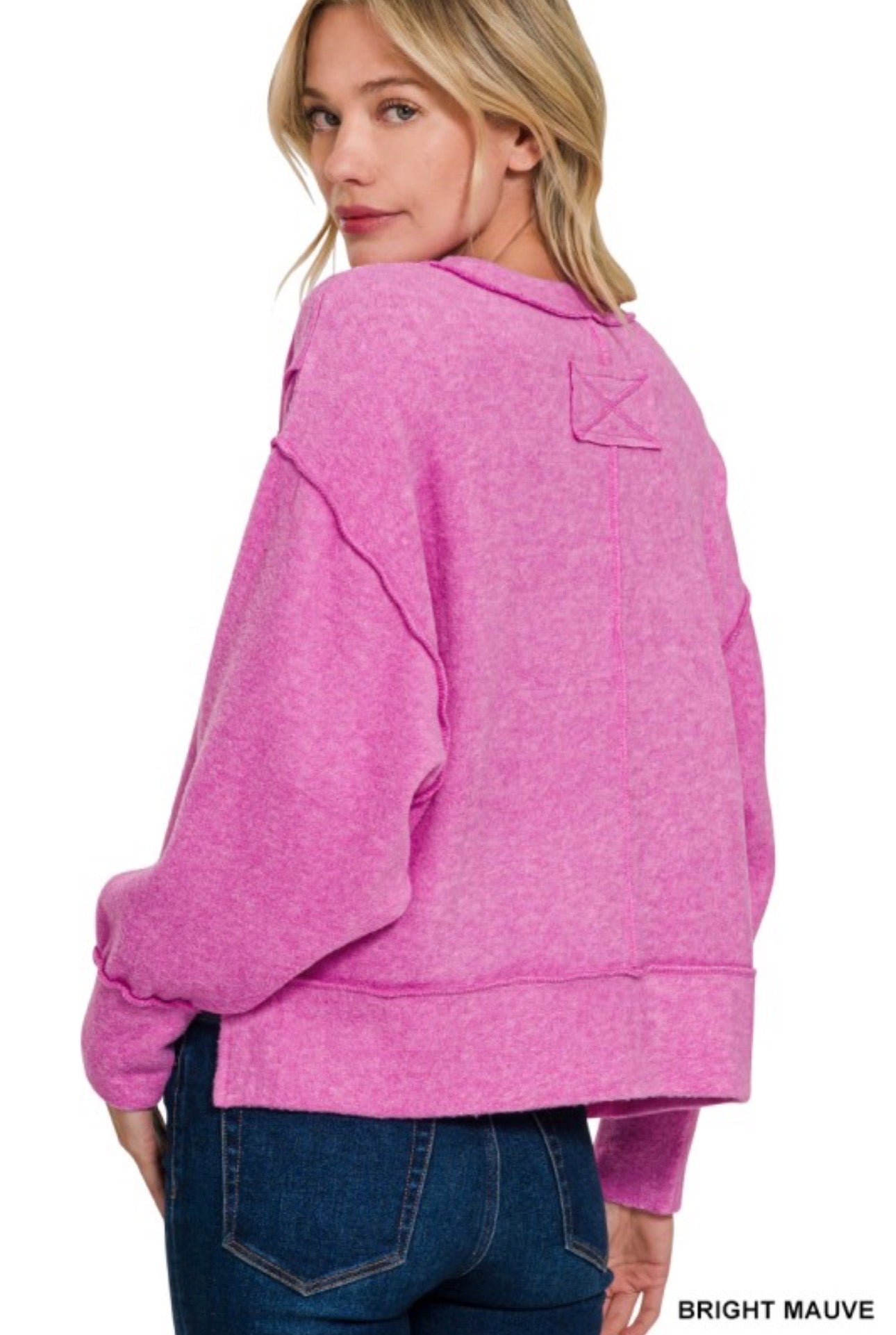 pink hour pullover