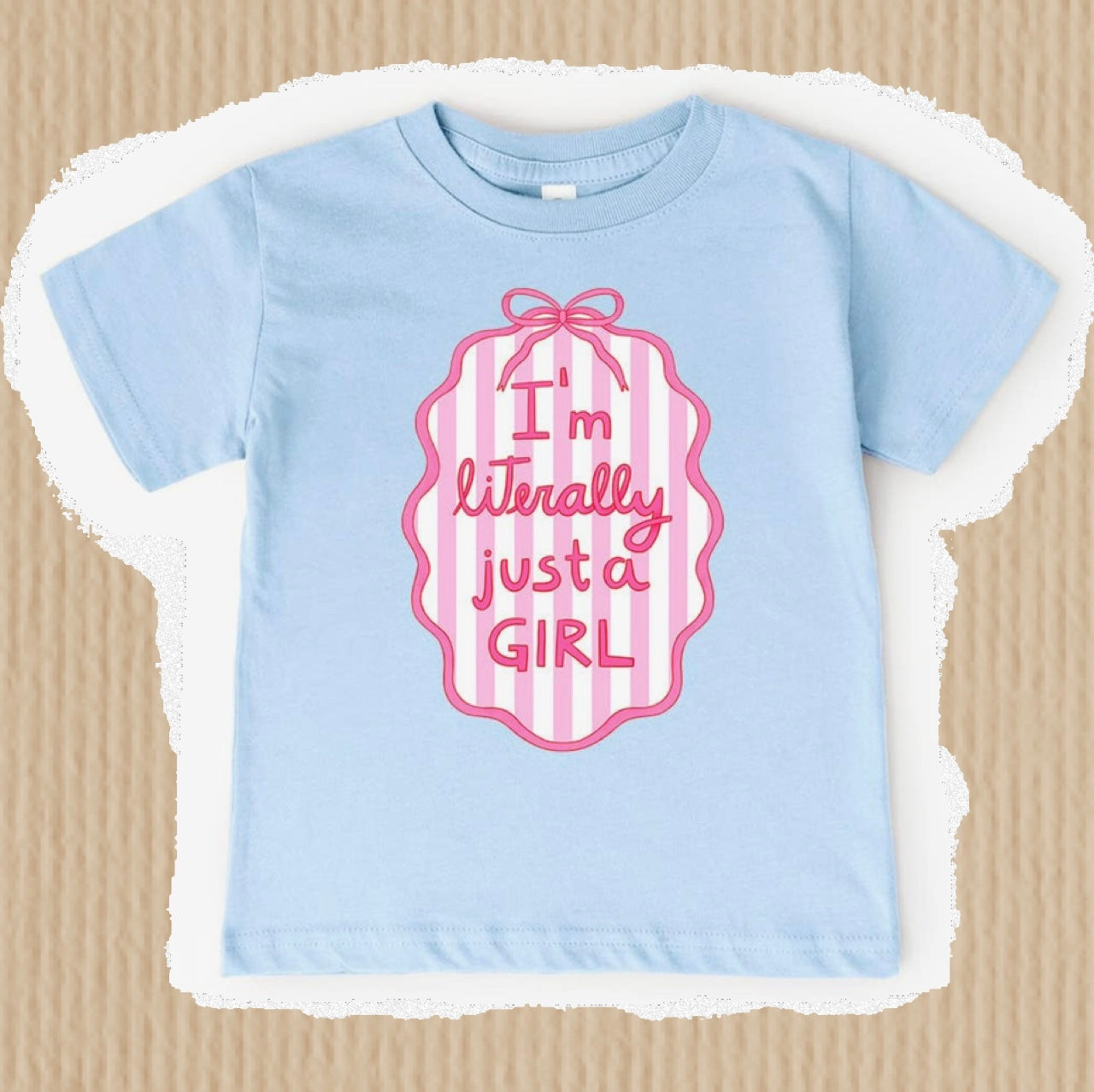 just a girl tee