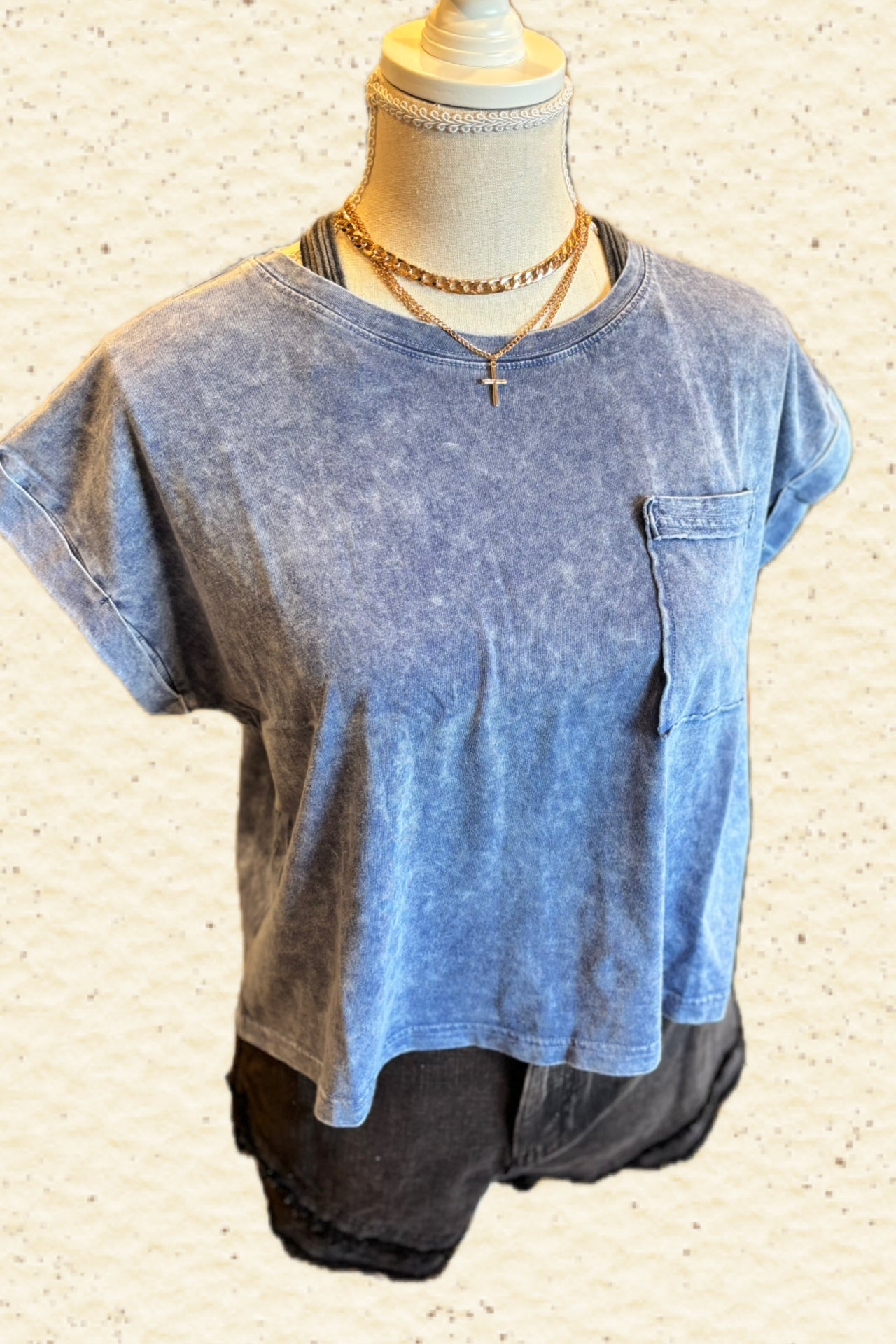 cloud wash tee