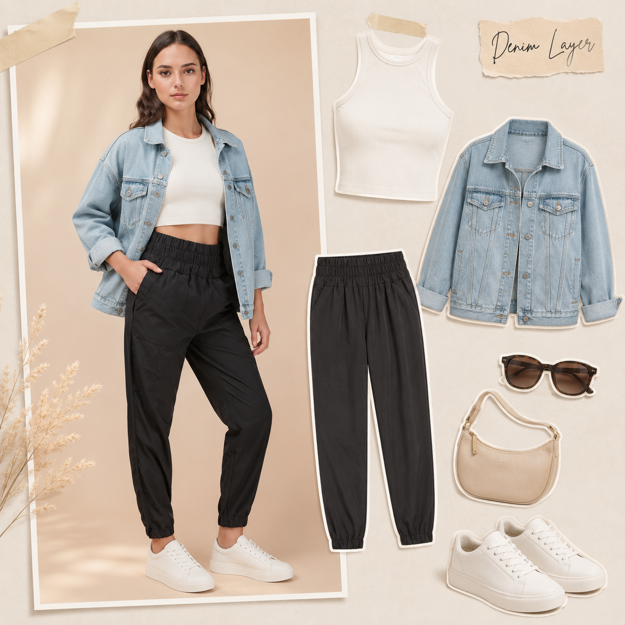 Incoming| black every day joggers