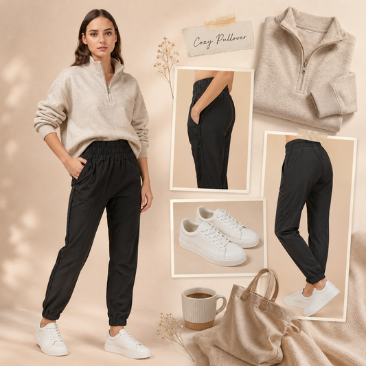 black every day joggers