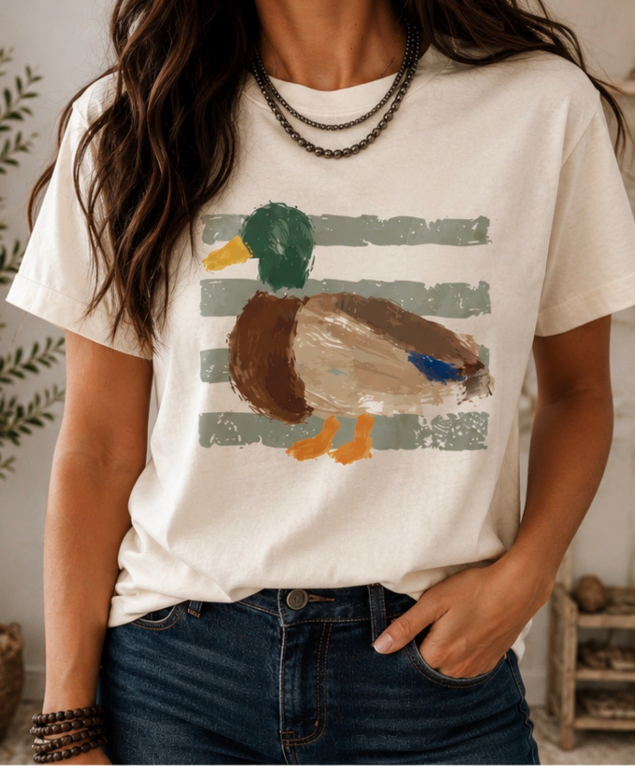 INCOMING|mallard brushstroke tee