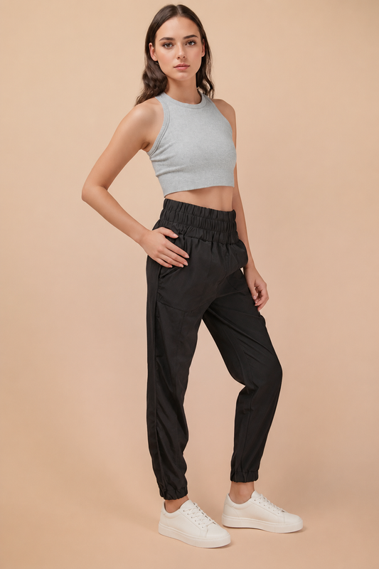 Incoming| black every day joggers
