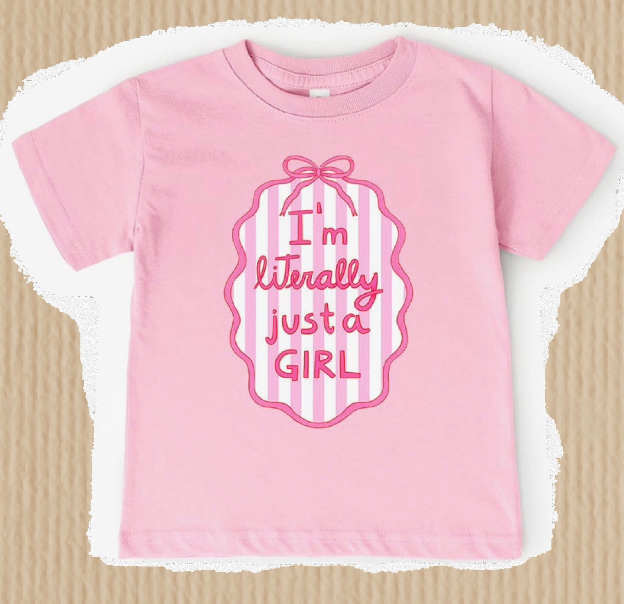 just a girl tee