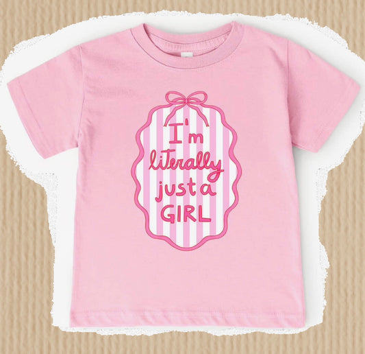 just a girl tee