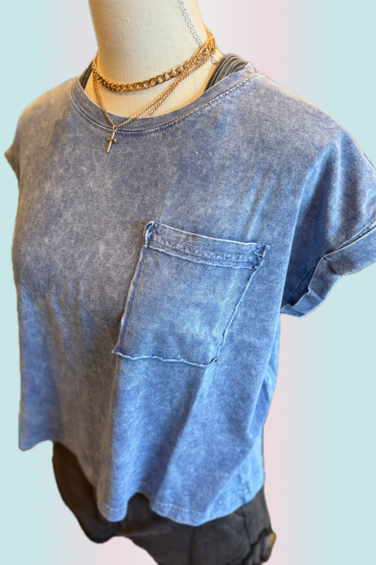 cloud wash tee
