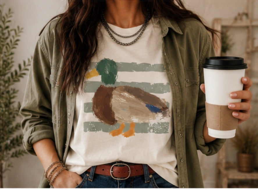 INCOMING|mallard brushstroke tee