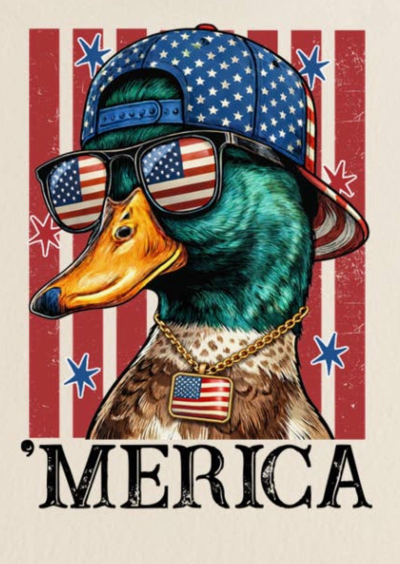 little lane ‘Merica mallard tee