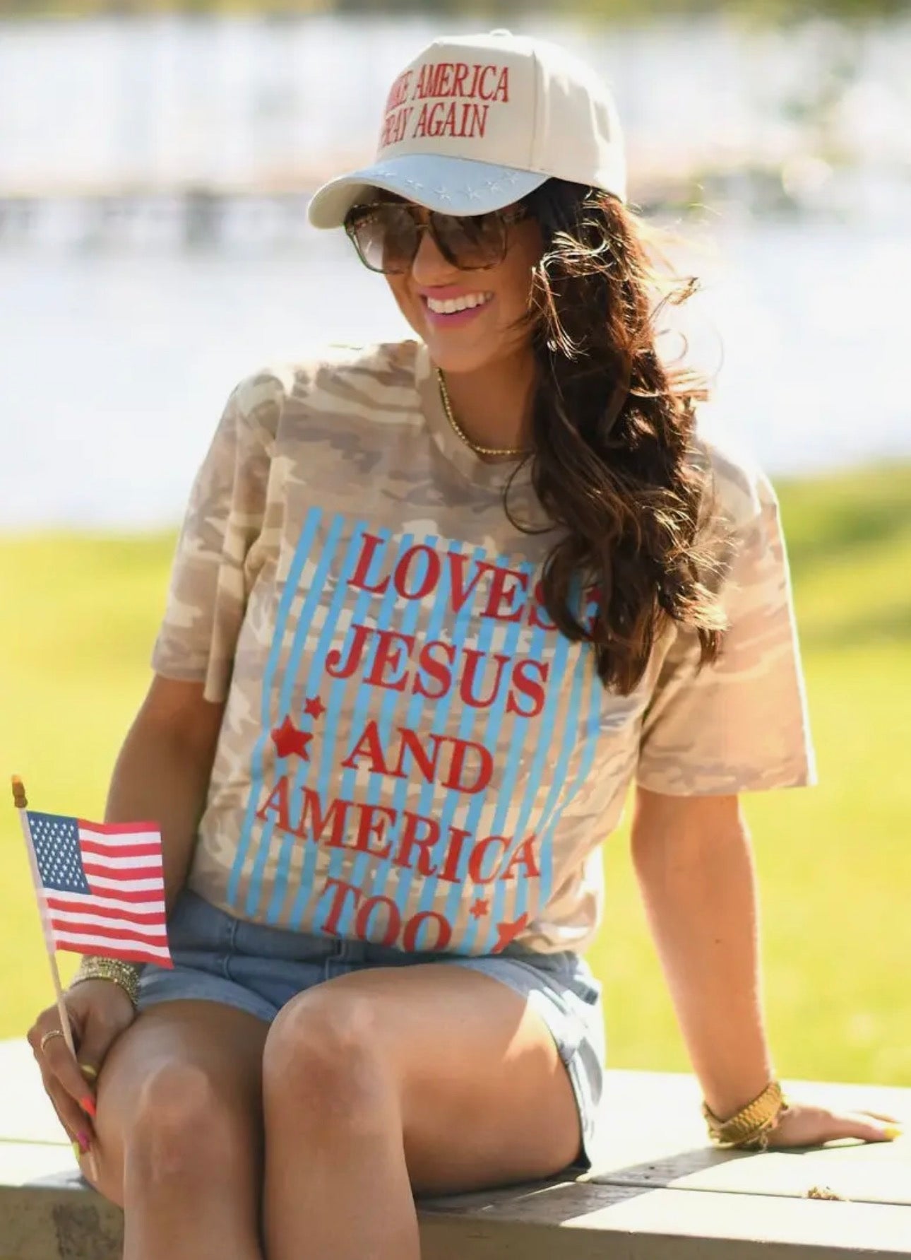 all American Lane tee (camo)
